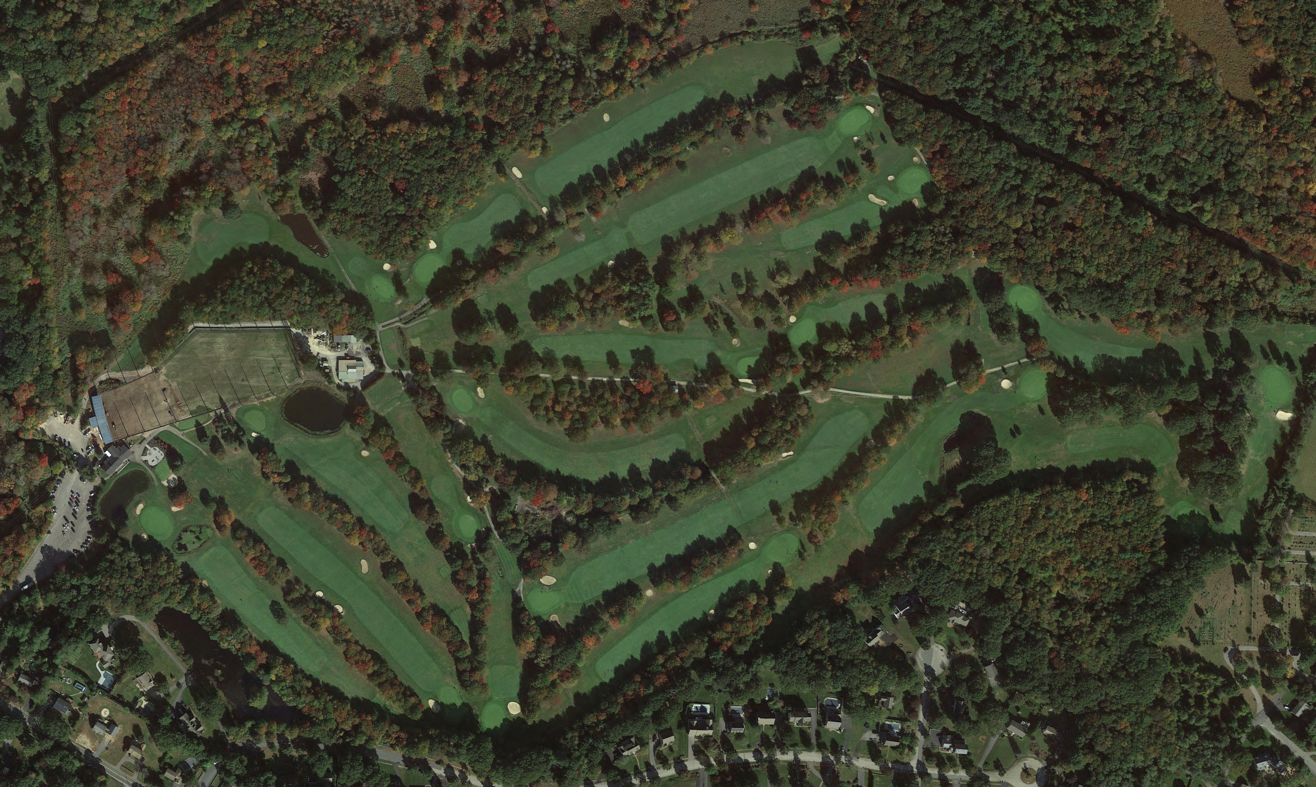 Green Harbor Golf Club Course Layout